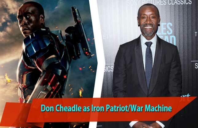 Don Cheadle as Iron Patriot/War Machine