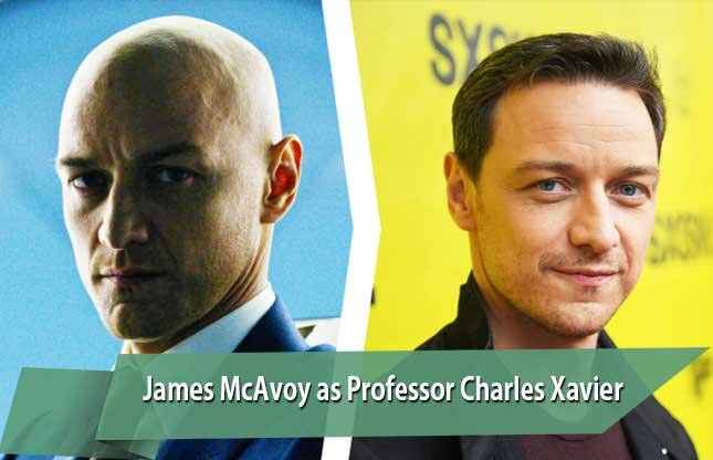 James McAvoy as Professor Charles Xavier